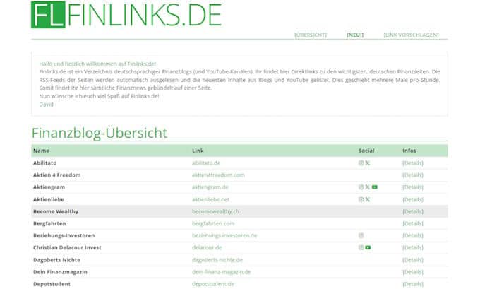Finlinks.de - Bericht